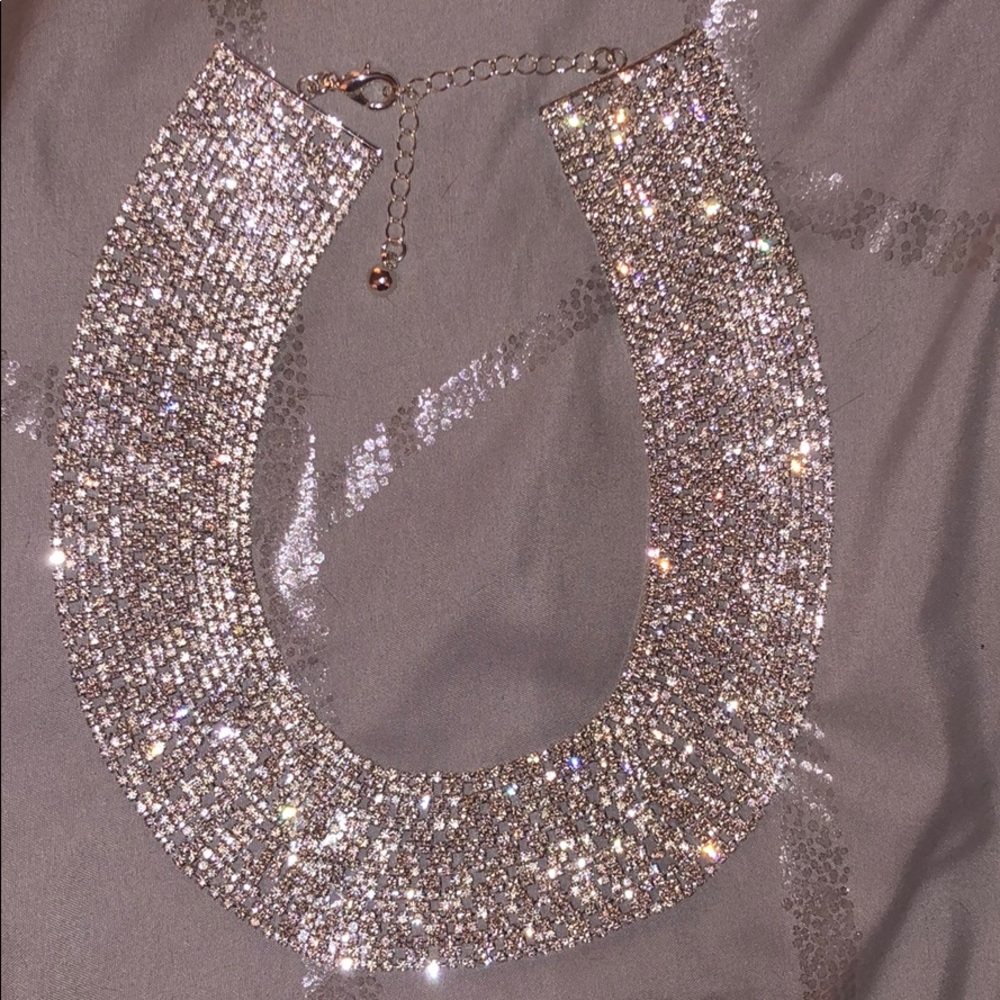 Rhinestone Statement Necklace